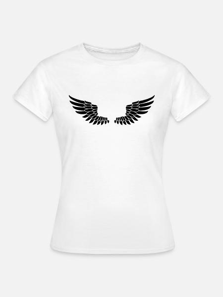 Flügel - Frauen T-Shirt - Weiß