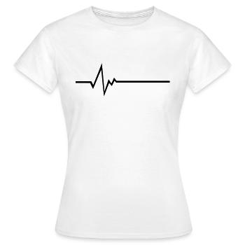 NEW Frequence - Women's T-Shirt - white - Front - AI Model Female 172 dark (172cm)