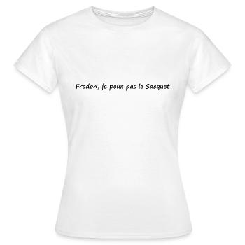 Frodon - T-shirt Femme - blanc - Devant - AI Model Female 172 dark (172cm)