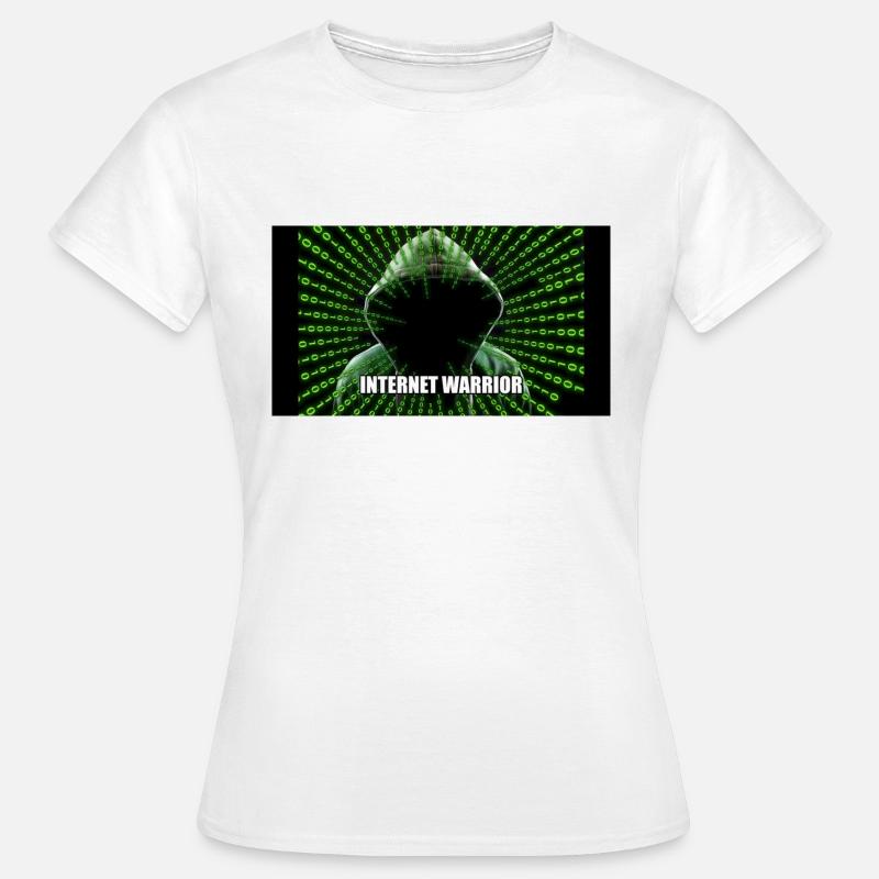 internet warrior - Women's T-Shirt - white