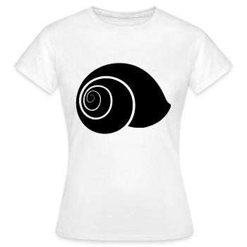 SNAILCASE - T-shirt Femme - blanc - Devant - AI Model Female 172 dark (172cm)