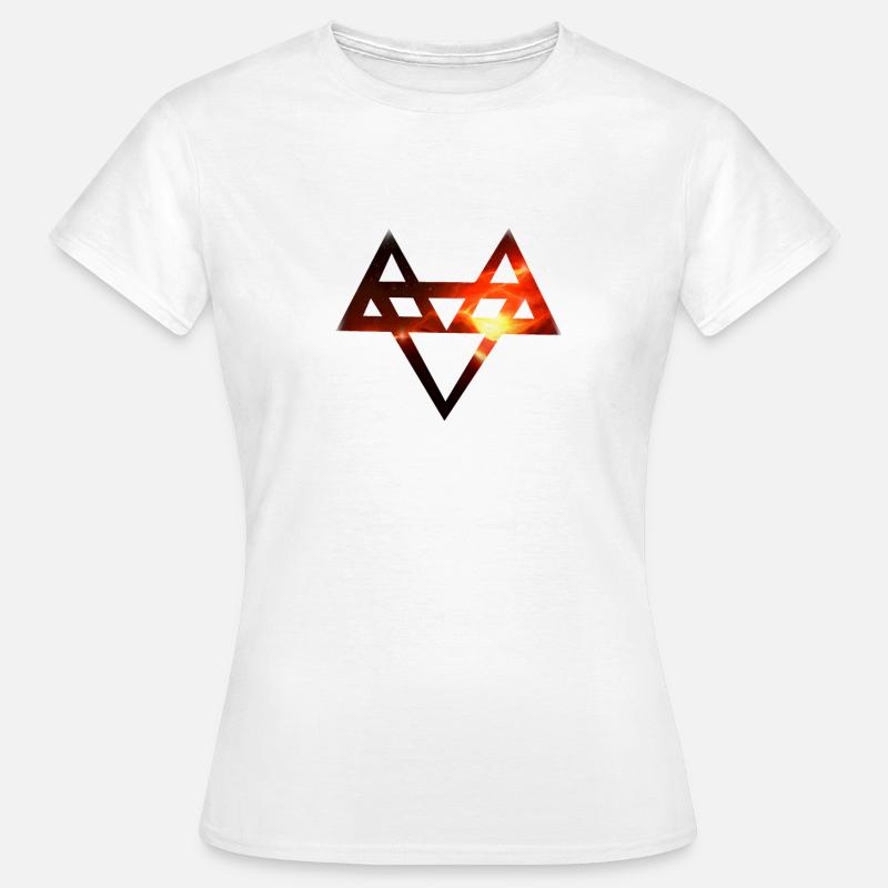 Neffex Logo 3D Logo Red - Women's T-Shirt - white