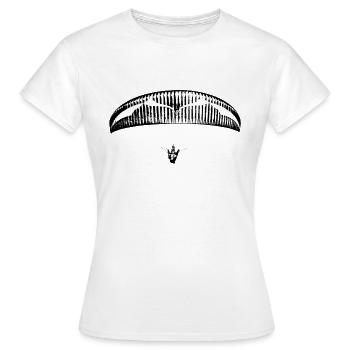 Parapente Ozone Geo Delta CP - T-shirt Femme - blanc - Devant - AI Model Female 172 dark (172cm)