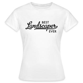 Paysagiste - T-shirt Femme - blanc - Devant - AI Model Female 172 dark (172cm)