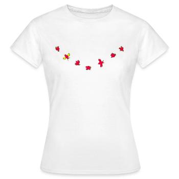 Birdies - Women's T-Shirt - white - Front - AI Model Female 172 dark (172cm)