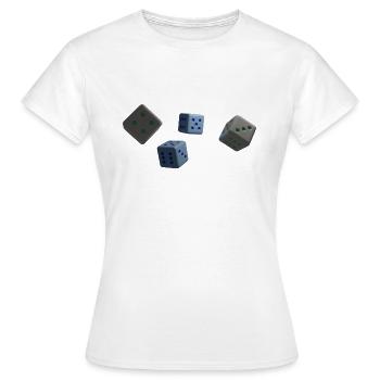 Cube - T-shirt Femme - blanc - Devant - AI Model Female 172 dark (172cm)