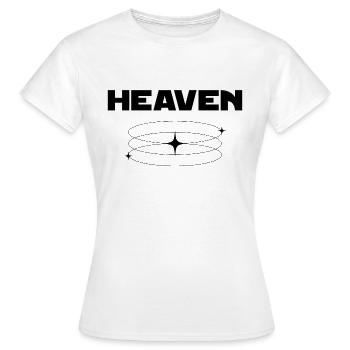 HEAVEN RAVE - T-shirt Femme - blanc - Devant - AI Model Female 172 dark (172cm)