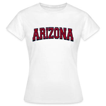 Arizona - T-shirt Femme - blanc - Devant - AI Model Female 172 dark (172cm)