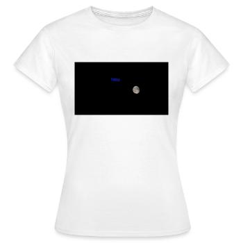 Mond hinter dem Maritim Hotel Travemünde - Frauen T-Shirt - Weiß - Vorne - AI Model Female 172 dark (172cm)