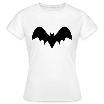 Chauve souris - T-shirt Femme - blanc - Devant - AI Model Female 172 dark (172cm)