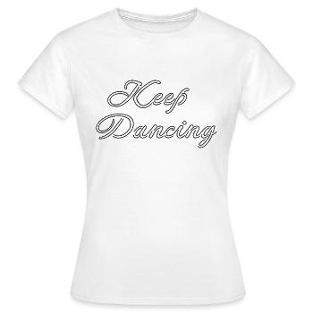 Dancing Dance Music - Women's T-Shirt - white - Front - AI Model Female 172 dark (172cm)