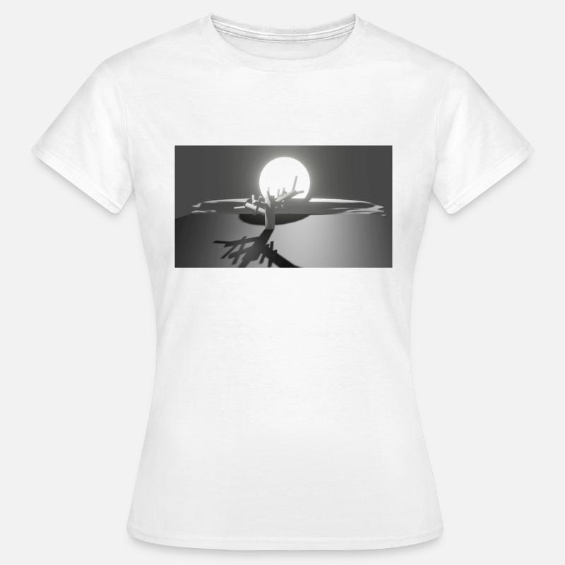 Sun and Tree - Women's T-Shirt - white