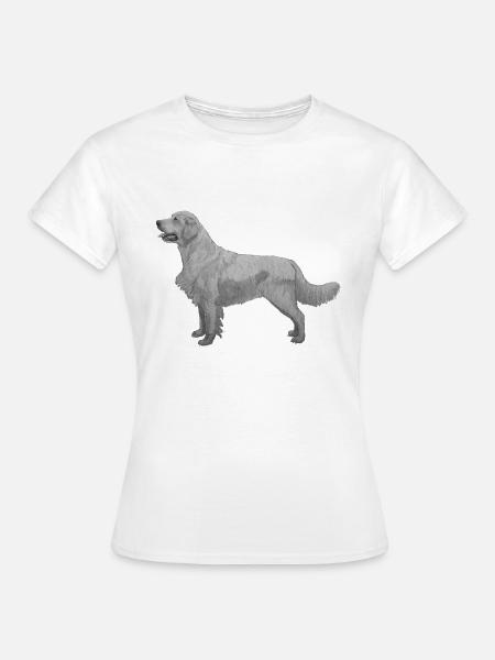 Golden Retriever Markierung - Frauen T-Shirt - Weiß