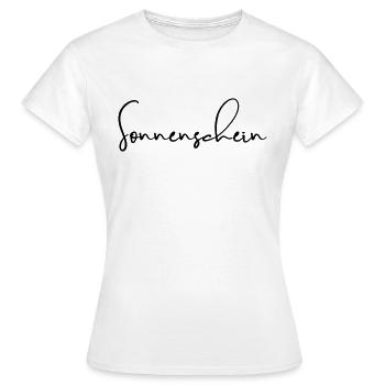 Mein Sonnenschein - Frauen T-Shirt - Weiß - Vorne - AI Model Female 172 dark (172cm)
