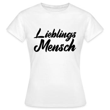 Favorite person - Women's T-Shirt - white - Front - AI Model Female 172 dark (172cm)