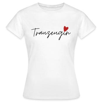 Demoiselle d’honneur - T-shirt Femme - blanc - Devant - AI Model Female 172 dark (172cm)
