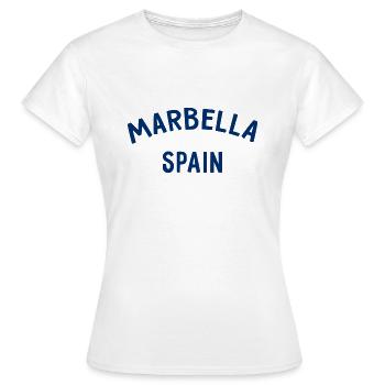 Marbella Espagne Espagne España - T-shirt Femme - blanc - Devant - AI Model Female 172 dark (172cm)