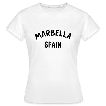 Marbella Espagne Espagne España - T-shirt Femme - blanc - Devant - AI Model Female 172 dark (172cm)