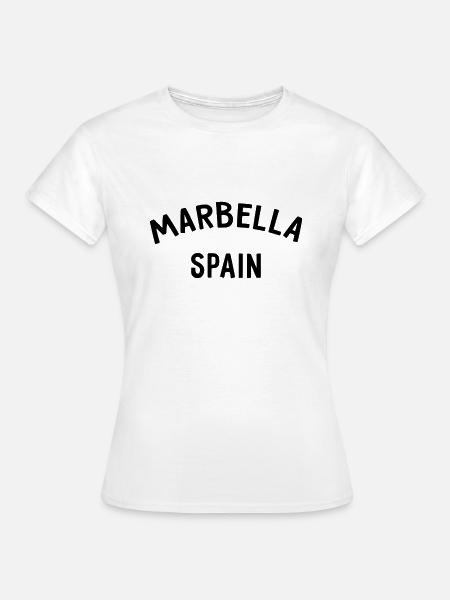 Marbella Spain Spanien Espana - Frauen T-Shirt - Weiß