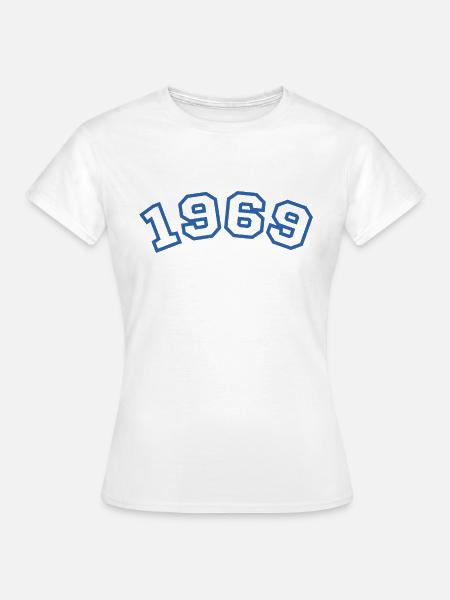 1969 Sport Blau - Frauen T-Shirt - Weiß