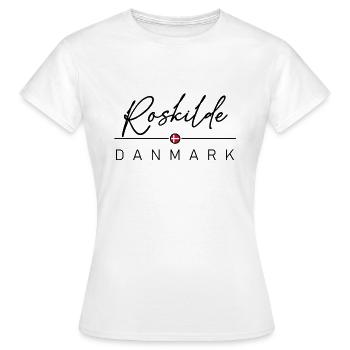 Dänemark - Roskilde - Danemark - Danemark - T-shirt Femme - blanc - Devant - AI Model Female 172 dark (172cm)
