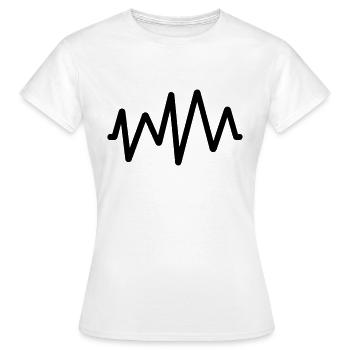 Puls - Frauen T-Shirt - Weiß - Vorne - AI Model Female 172 dark (172cm)