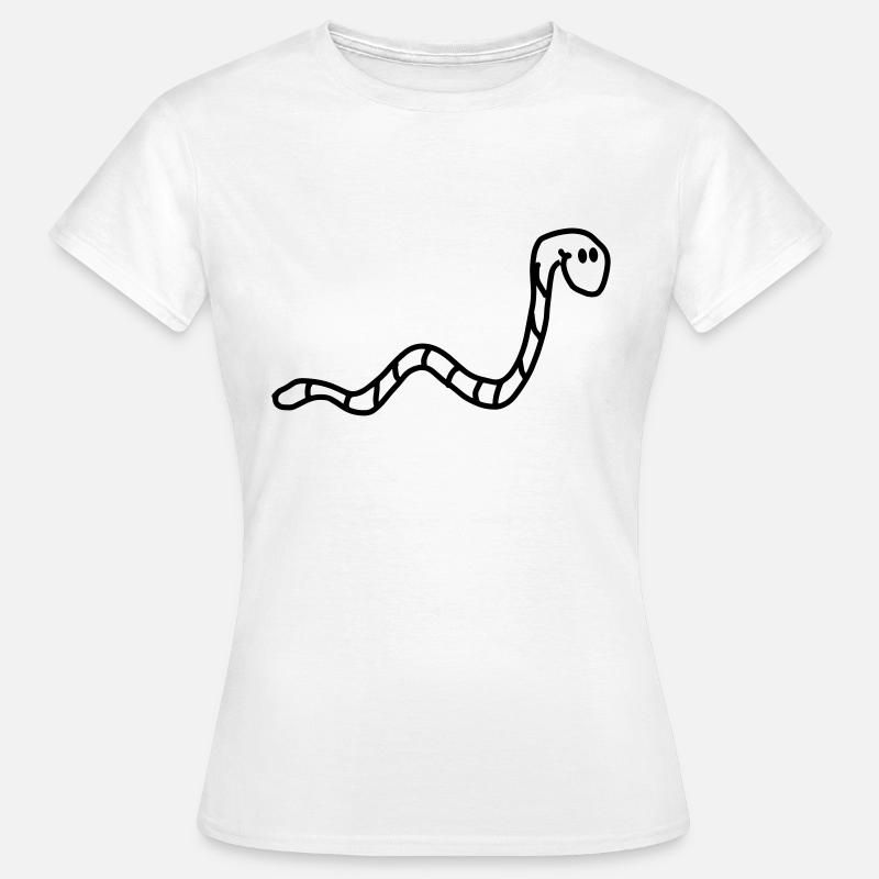 worm - Women's T-Shirt - white