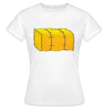 Heu - Frauen T-Shirt - Weiß - Vorne - AI Model Female 172 dark (172cm)