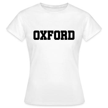 Oxford - University - United Kingdom - GB - Aviron - T-shirt Femme - blanc - Devant - AI Model Female 172 dark (172cm)