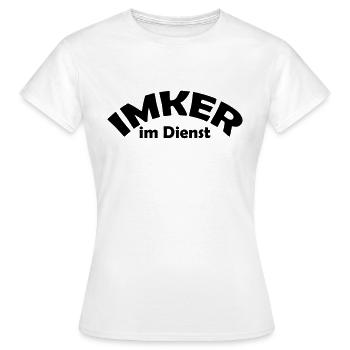 imker im dienst - Frauen T-Shirt - Weiß - Vorne - AI Model Female 172 dark (172cm)