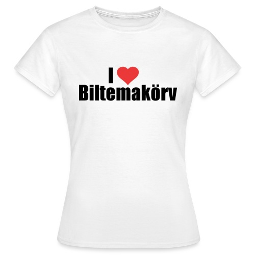 I Love Biltemakörv - T-shirt dam