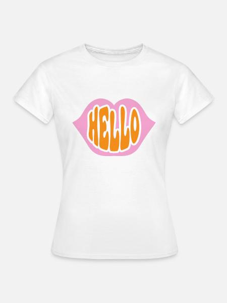 Hello Summer - Frauen T-Shirt - Weiß