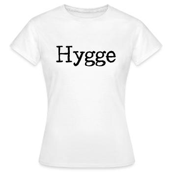 Hygge - Tradition danoise - Attitude à l’égard de la vie - Nice - T-shirt Femme - blanc - Devant - AI Model Female 172 dark (172cm)