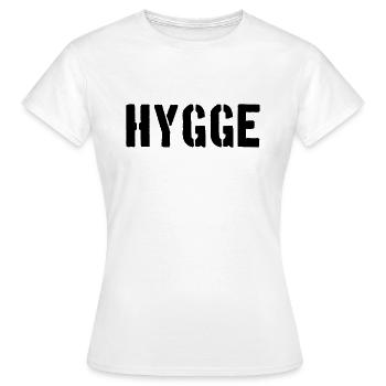 Hygge - Tradition danoise - Attitude à l’égard de la vie - Nice - T-shirt Femme - blanc - Devant - AI Model Female 172 dark (172cm)
