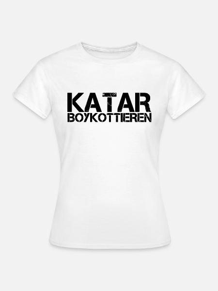 WM Katar - Frauen T-Shirt - Weiß