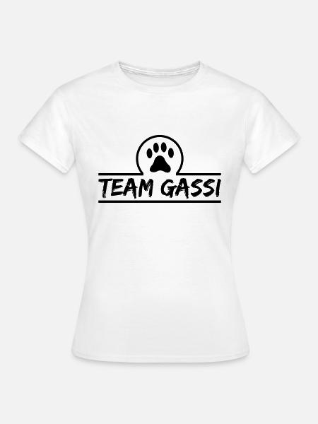 team gassi - Frauen T-Shirt - Weiß