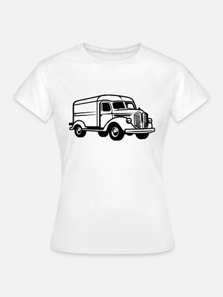 Lieferwagen - Frauen T-Shirt - Weiß