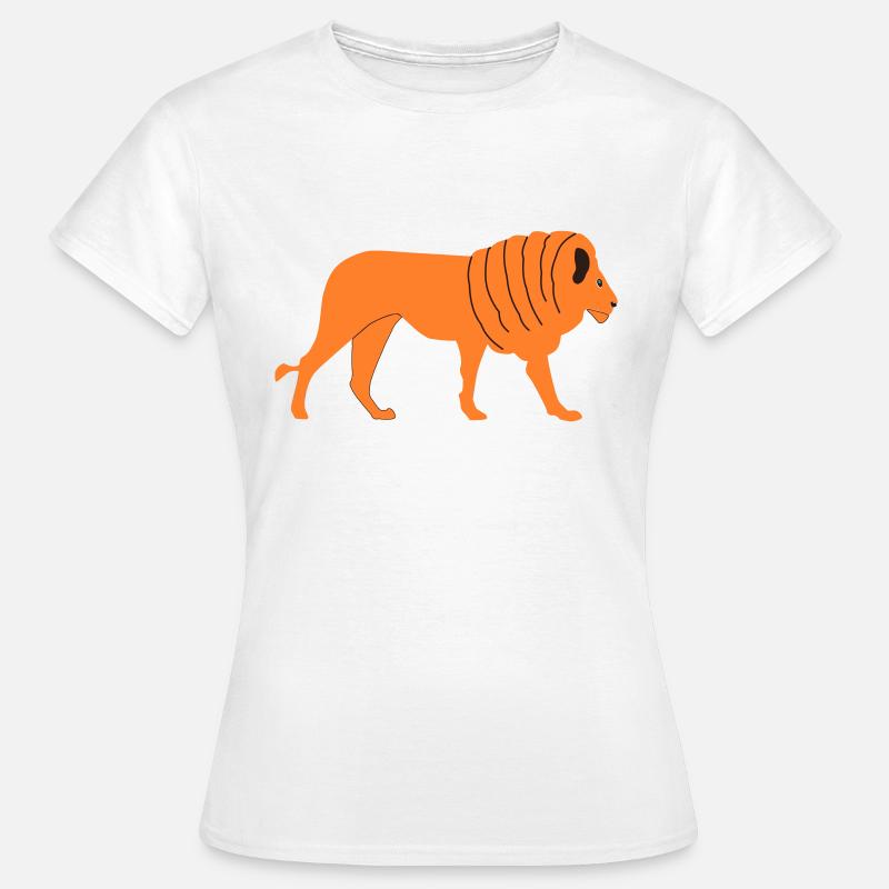 Lion brown - Women's T-Shirt - white
