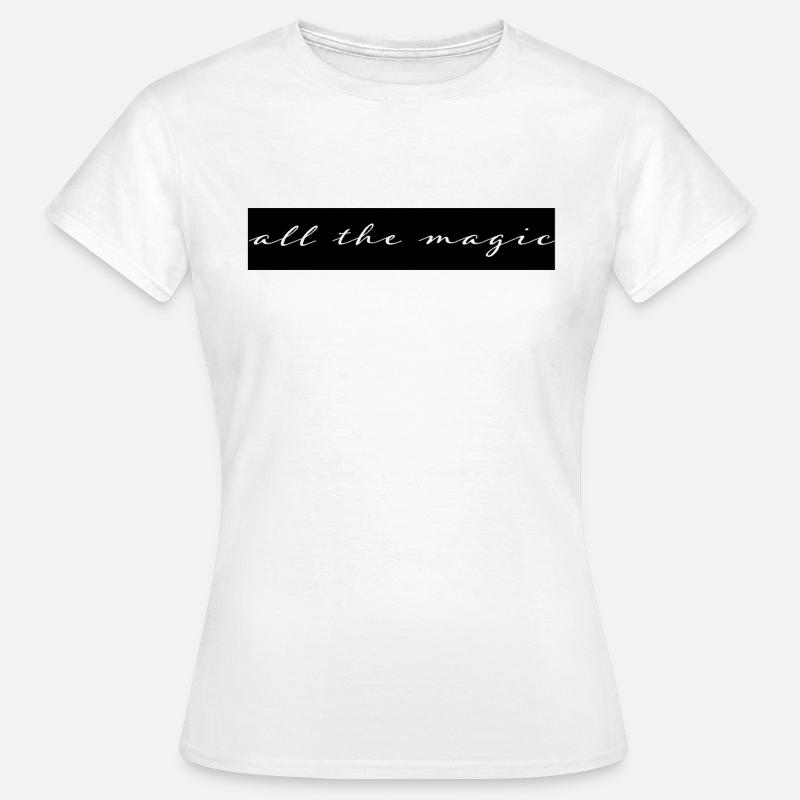 AllTheMagicB2 - Women's T-Shirt - white