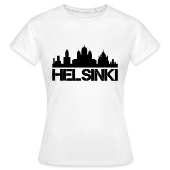 Helsinki 01 - T-shirt Femme - blanc - Devant - AI Model Female 172 dark (172cm)