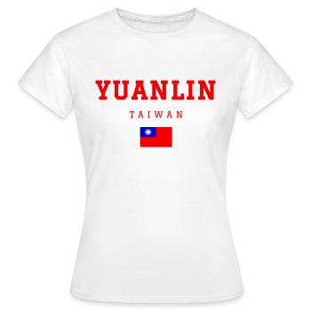 Yuanlin Taïwan - T-shirt Femme - blanc - Devant - AI Model Female 172 dark (172cm)