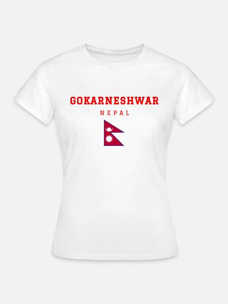 Gokarneshwar Nepal - Frauen T-Shirt - Weiß