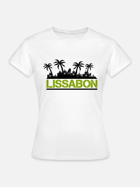 lissabon - Frauen T-Shirt - Weiß