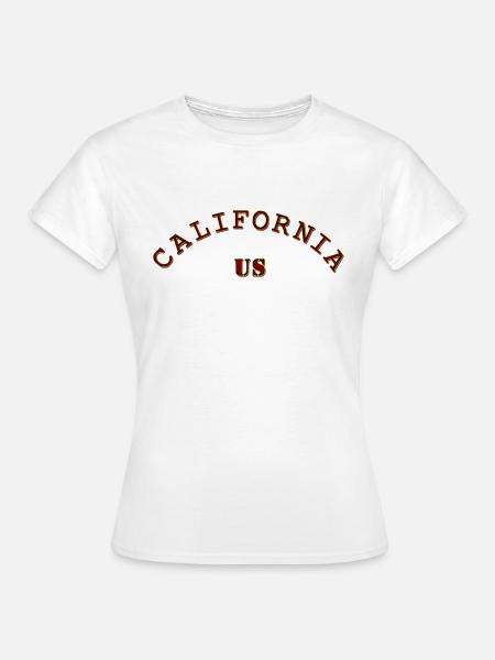 Kalifornien - Frauen T-Shirt - Weiß