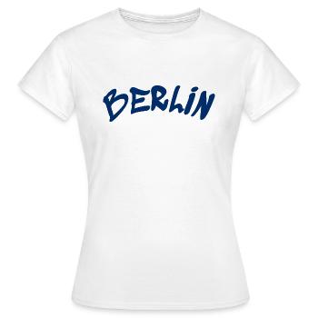 Berlin - Allemagne - Allemagne - Porte de Brandebourg - T-shirt Femme - blanc - Devant - AI Model Female 172 dark (172cm)
