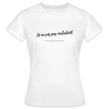 Maladroit - T-shirt Femme - blanc - Devant - AI Model Female 172 dark (172cm)