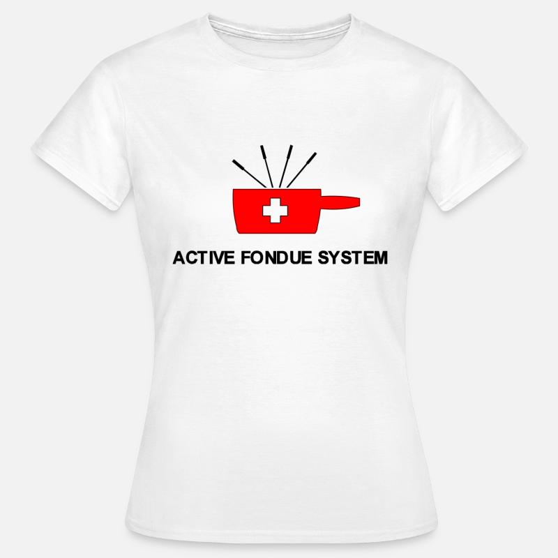 Active fondue system - Women's T-Shirt - white
