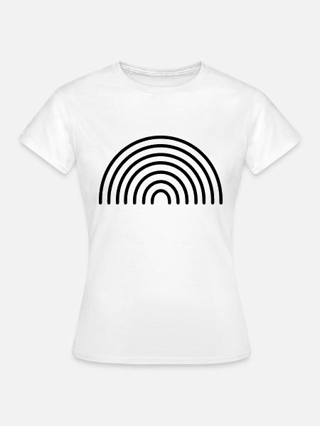 Regenbogen - Frauen T-Shirt - Weiß