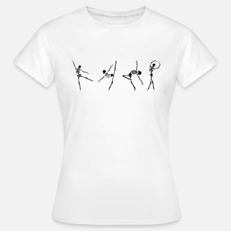 Dancing Skeleton - Women's T-Shirt - white