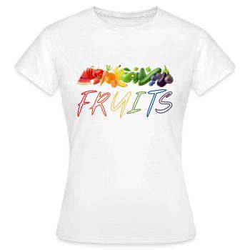 fruits - Frauen T-Shirt - Weiß - Vorne - AI Model Female 172 dark (172cm)